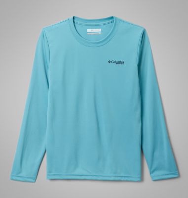 Columbia Boys' Terminal Tackle PFG  Horizon Line Long Sleeve Shirt-