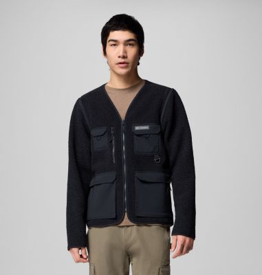 Columbia Men's Granite Point Convertible Fleece Vest Jacket-