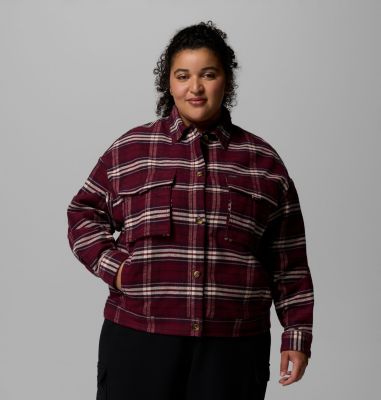 Columbia Women's Wildest Venture  Shirt Jacket - Plus Size-