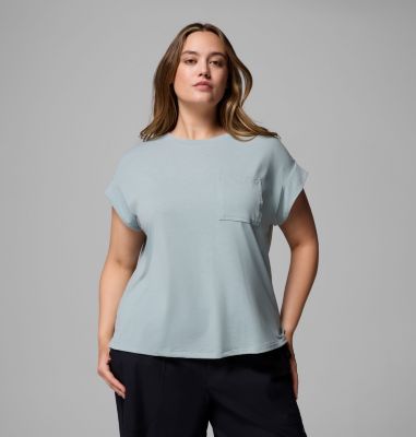 Columbia Women's Daniela Falls Short Sleeve Shirt - Plus Size-