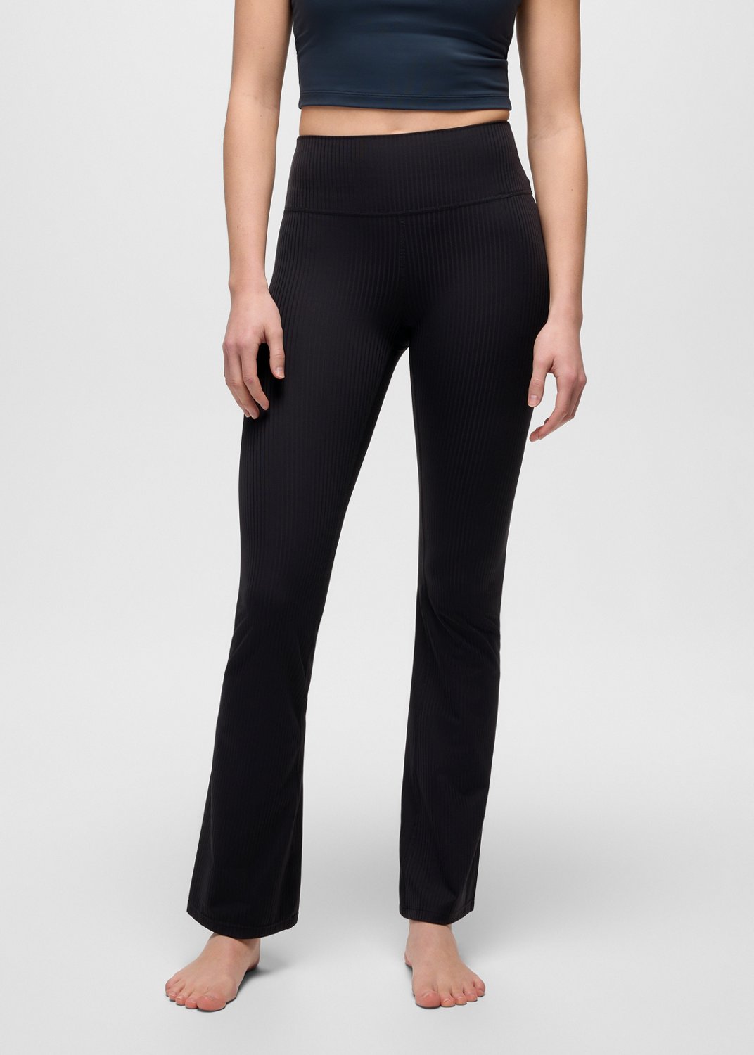 Womens prAna Luxara™ Rib Bootcut Pant - Black