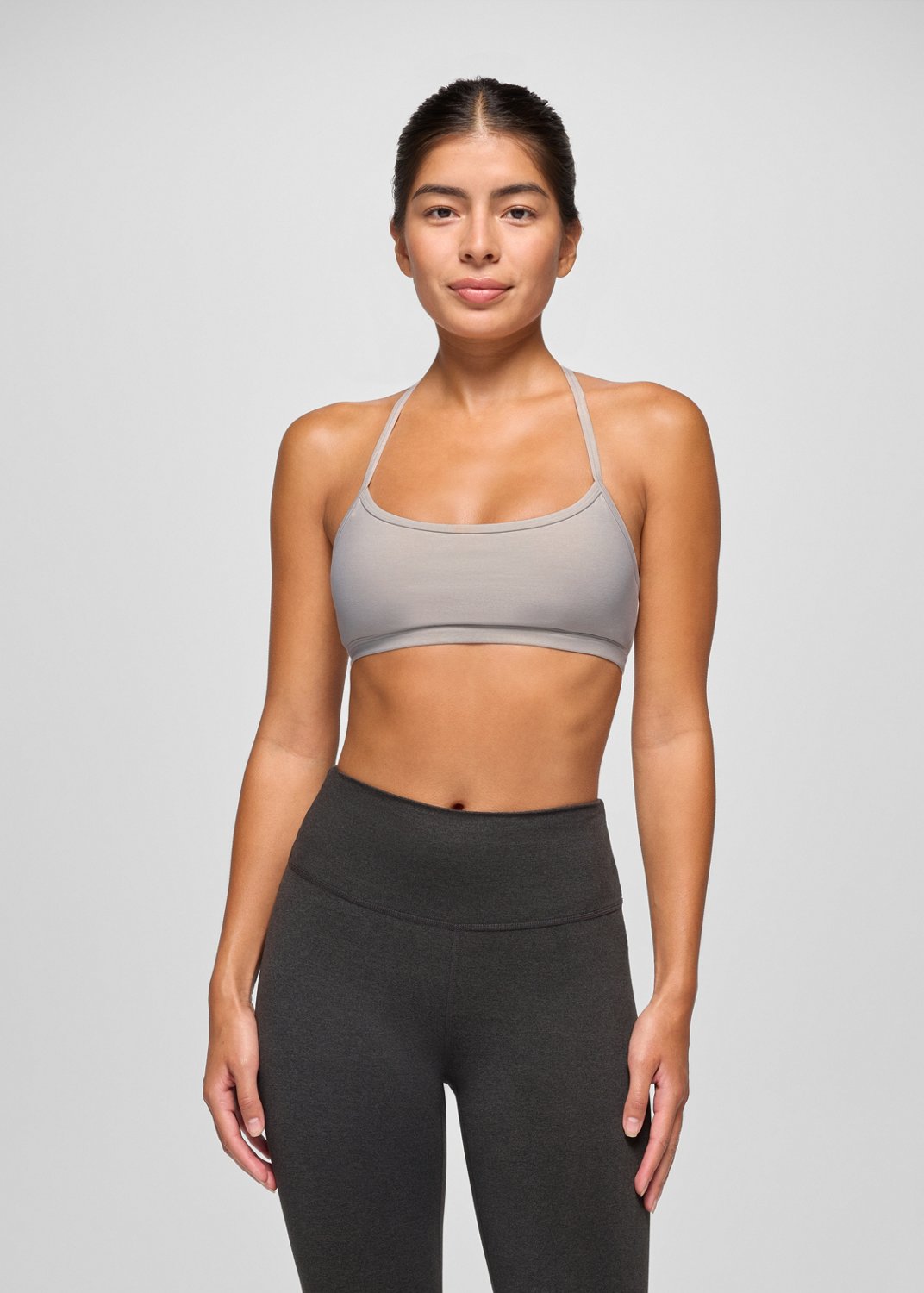 Womens prAna Heavana™ Every Minute Bra - Almond Heather