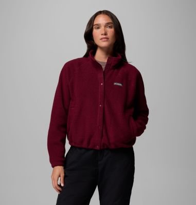 Columbia Women's Jasper Ridge  Pebbled Fleece Full Snap-