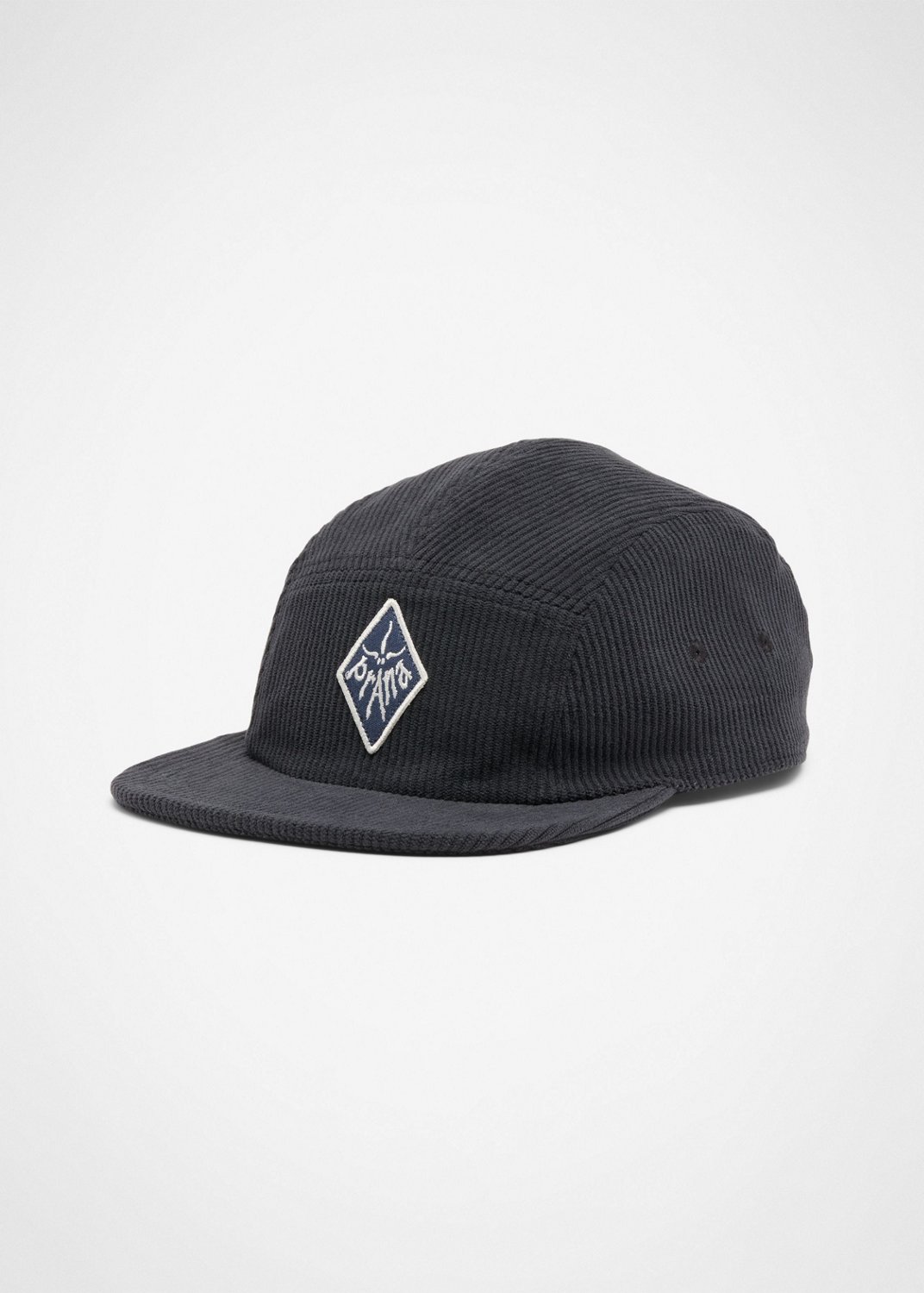 Gender Neutral prAna Trailblaze Cord 5-Panel Cap - Black