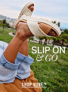 Slip on & go. Shop Viibe.