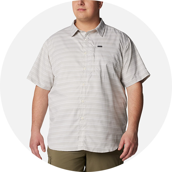 Man in a Silver Ridge shirt