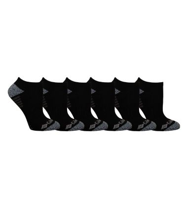Columbia Women's No-Show With Pique Footbed Socks - 6 Pack-