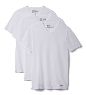 Columbia Men's 3 Pack V-Neck Tee Classic Fit-