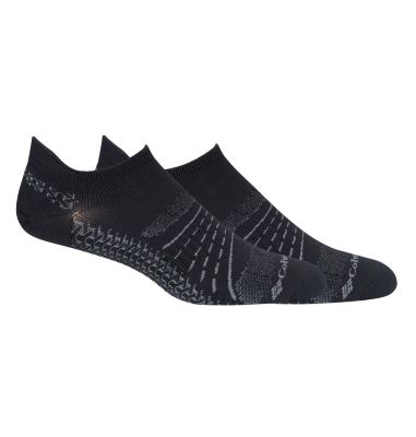 Columbia Men's Mapped BRR No-Show Lightweight Socks - 2 Pack-