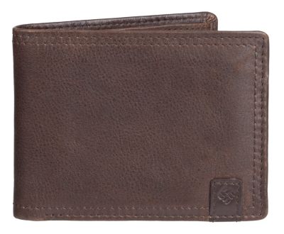 Columbia Men's Wallet RFID Pebbled Leather-