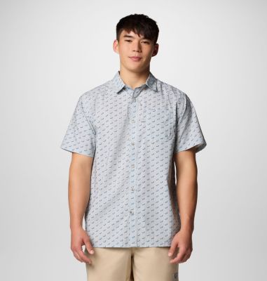 Columbia Men's PFG Super Slack Tide  Short Sleeve Shirt - Philadelphia Eagles-
