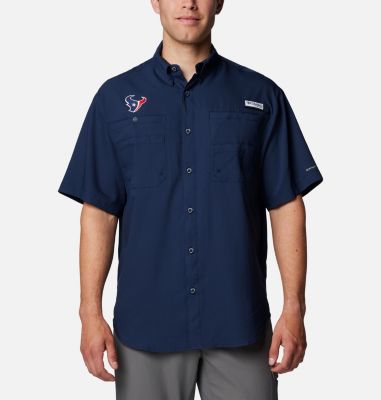 Columbia Men's PFG Tamiami  Short Sleeve Shirt - Houston Texans-