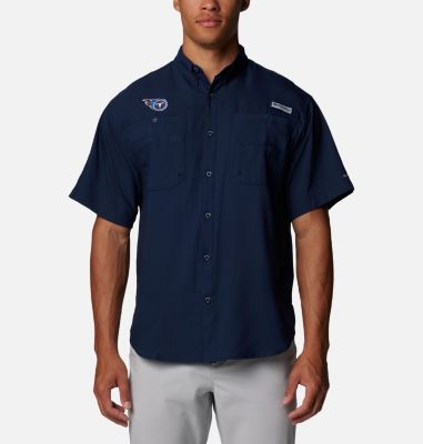 Columbia Men's PFG Tamiami Short Sleeve Shirt - Tennessee Titans-
