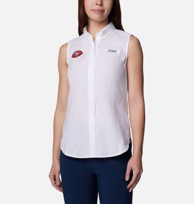 Columbia Women's PFG Tamiami  Sleeveless Shirt - San Franscisco 49ers-