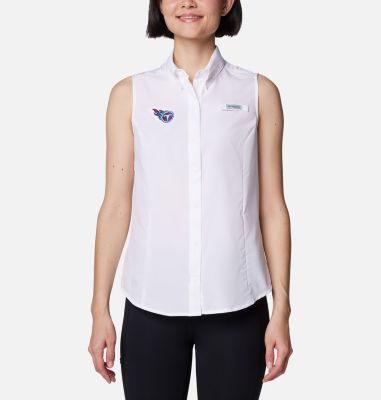 Columbia Women's PFG Tamiami Sleeveless Shirt - Tennessee Titans-