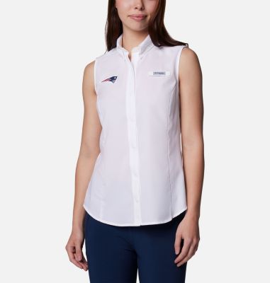 Columbia Women's PFG Tamiami  Sleeveless Shirt - New England Patriots-