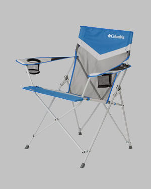 Blue camp chair