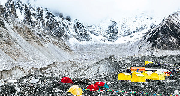 A view of Everest Base Camp