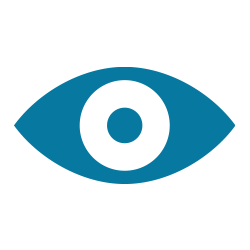 Icon of a blue eye
