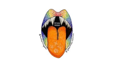Queershred Revelstoke logo