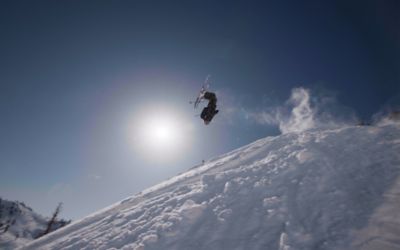 MHW athlete Lily Bradley finds the bright spot and spots a landing.