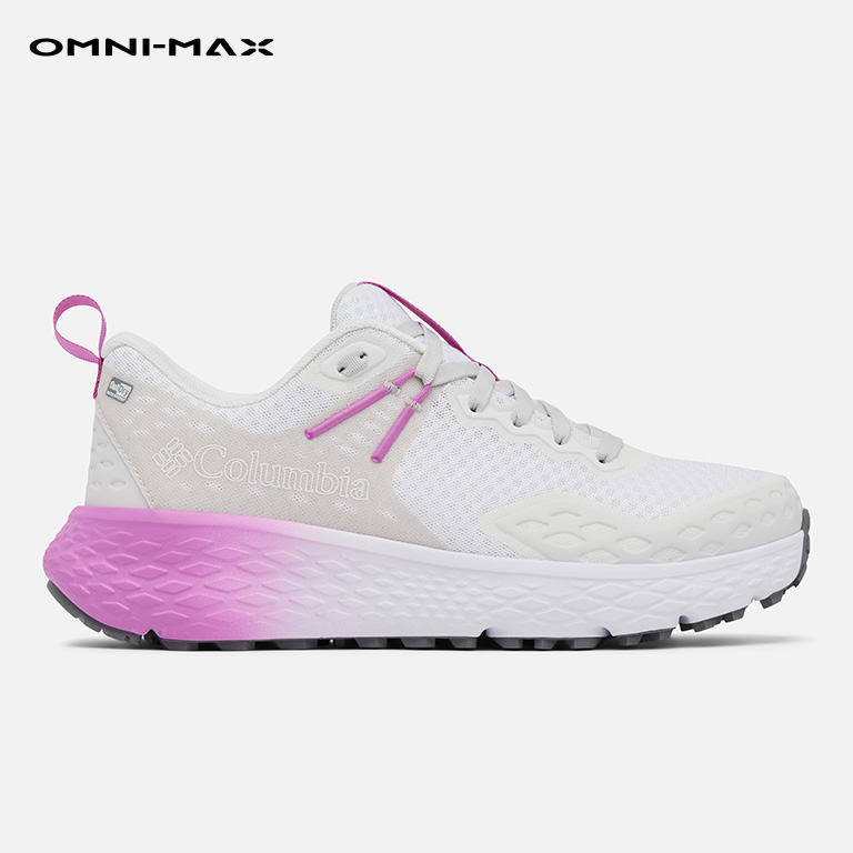 Close-up of a womens shoe with Omni-Max