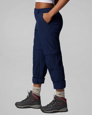 A waist down image of black leggings