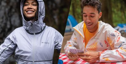 Jacket for wind and rain clearance