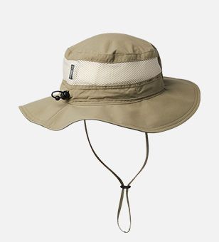 Close-up of a Columbia booney hat