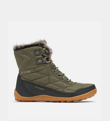 Women's green winter boot