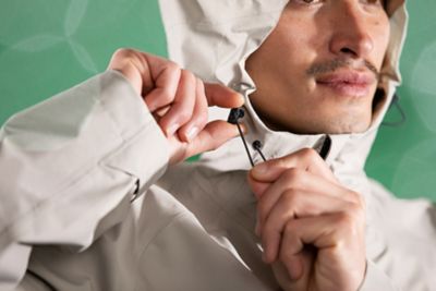 Zippered chest pocket secures keys, a wallet, and other daily essentials