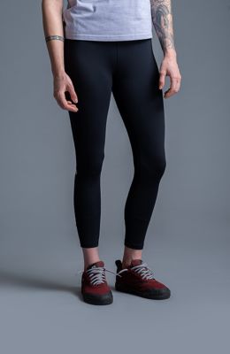 Women's All Day Favorite tight side profile in the studio with grey background