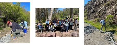 Images from the Leave No Trace x Mountain Hardwear clean up event.