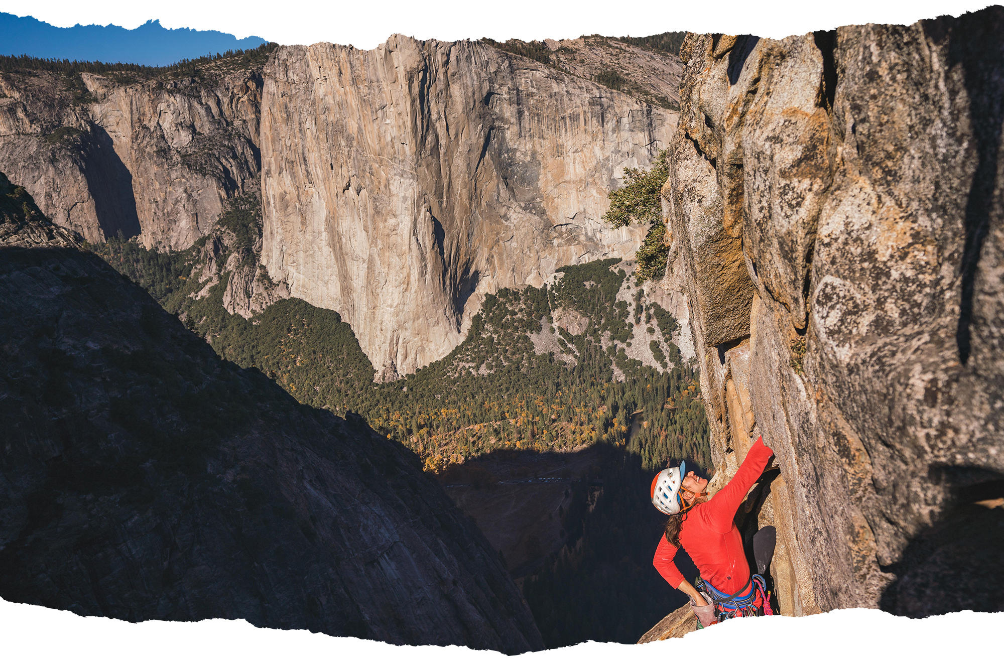 Miranda climbs in Yosemite