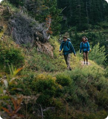 two backpackers