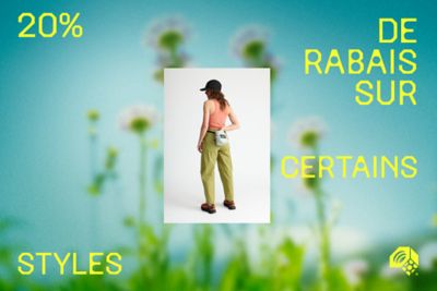 20% DE RABAIS SUR CERTAINS STYLES