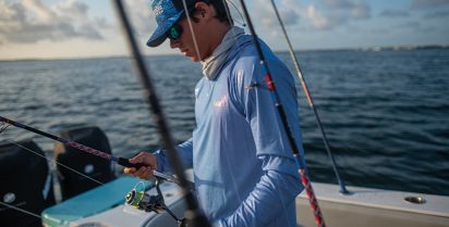 Old Timers - Men's Performance Fishing & Boating Long-Sleeve Shirt