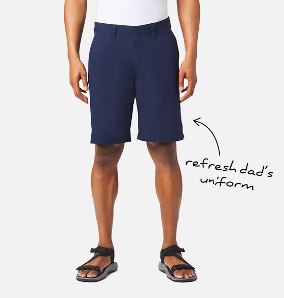 Shop shorts for Dad. Refresh dad's uniform