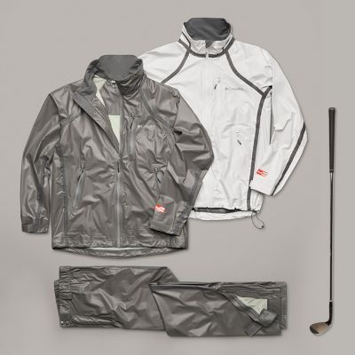 Assorted golf gear with OutDry Extreme technology. 
