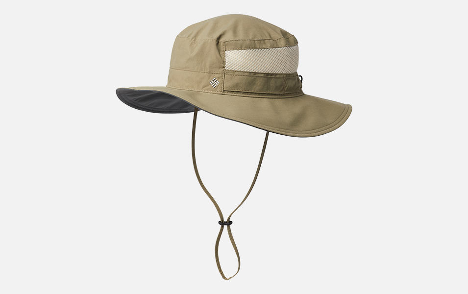 A product shot of Columbia Sportswear’s Bora Bora II Booney safari hat set against a white background.