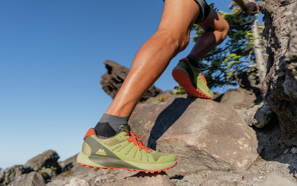 Close up of F.K.T.™ Trail Running Shoe.
