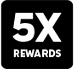 5X Rewards logo