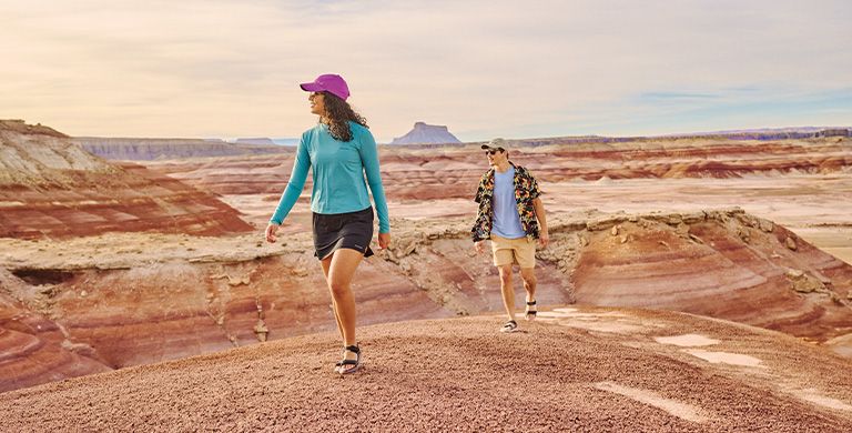 Learn how Omni-Wick technology moves moisture from the skin through the fabric, allowing it to quickly evaporate.