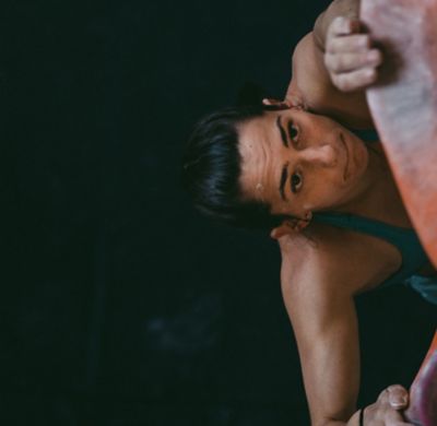 Kyra looking for her next hold