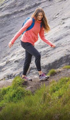 Woman on a hike