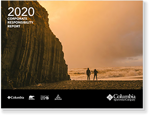 Cover of the 2019 Columbia Corporate Responsibility Report. 