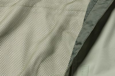 A close-up image of the breathable mesh lining.