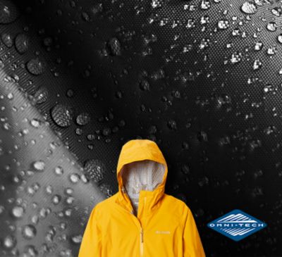 columbia hooded rain jacket