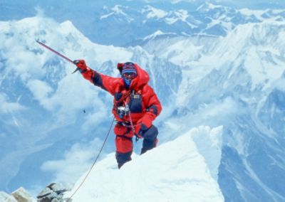 Ed takes us to the top of the world, Mt. Everest 1996.