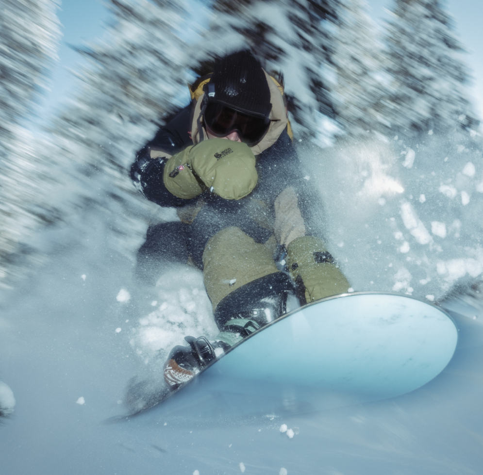 New Wave Collection | snowboarding in prime conditions.